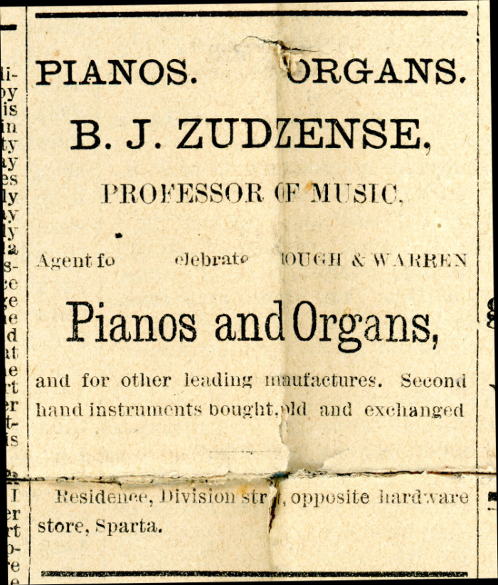 piano advertisement